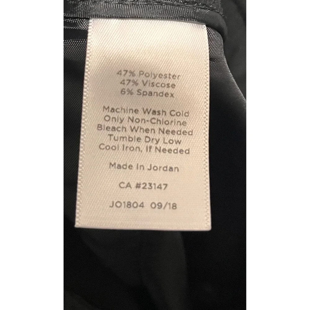 Talbots Womens 12P Barely Boot Black Dress Pants Petite Stretch Career‎ Trousers